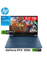 Laptop HP Victus 15-FA0033 Gaming, Intel Core i5-12450H Hasta 4.4 GHz, RAM 16GB, SSD 512GB, Video 4 GB NVIDIA RTX 3050, LED 15.6" Full HD 144Hz, Windows 11 Home